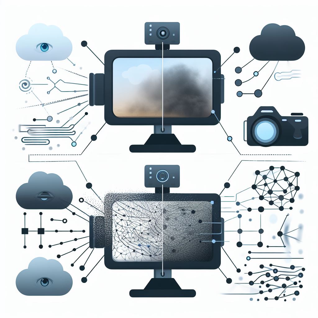 A graphical illustration of how fog and dirt affect the video image and the neural network recognition:  OIG.nlR9F5OQkKxKX5Dkrbey.jpg